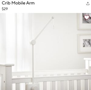 Pottery Barn Crib Mobile Arm
